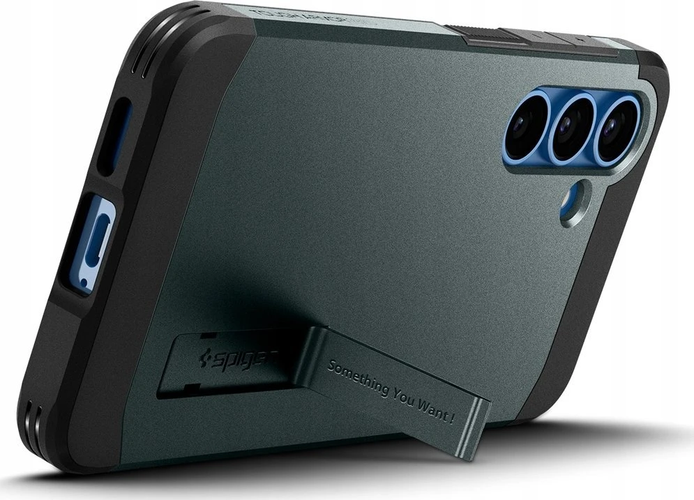 Spigen Tough Armor MagSafe dėklas skirtas Samsung Galaxy S25 – žalios spalvos