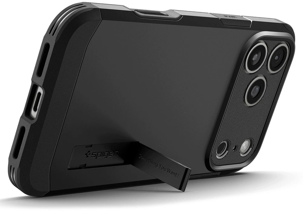 Spigen Tough Armor MagSafe dėklas iPhone 18 Pro / 17 Pro - juodas