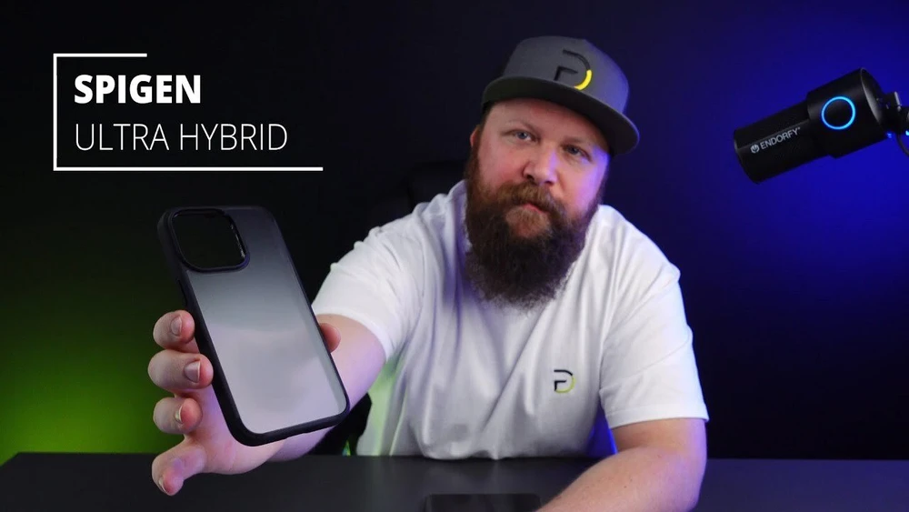 Dėklas Spigen Ultra Hybrid iPhone 17 Pro / 18 Pro MATINIS juodos spalvos
