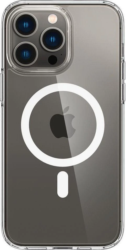 Spigen Ultra Hybrid (MagFit) dėklas skirtas Apple iPhone 14 Pro Max, spalva - Balta