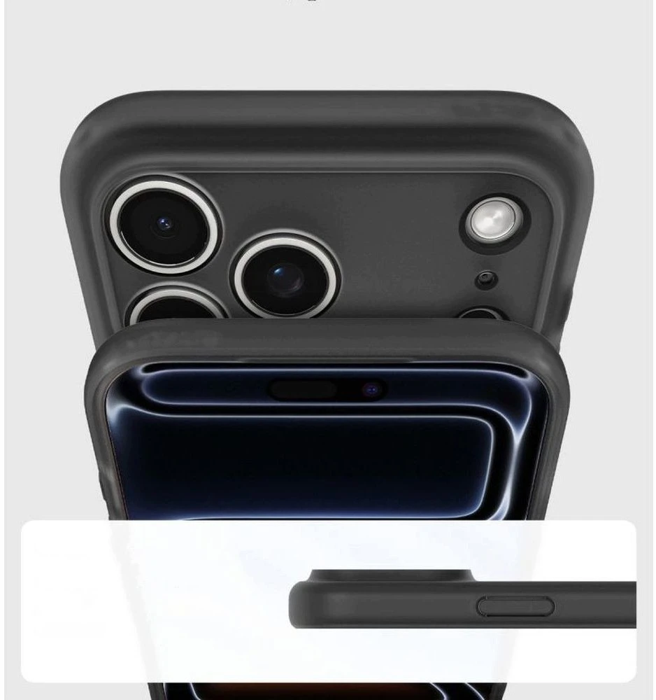 Dėklas Spigen Ultra Hybrid MagSafe iPhone 17 Pro Max / 18 Pro Max KLASIKINIS juodos spalvos