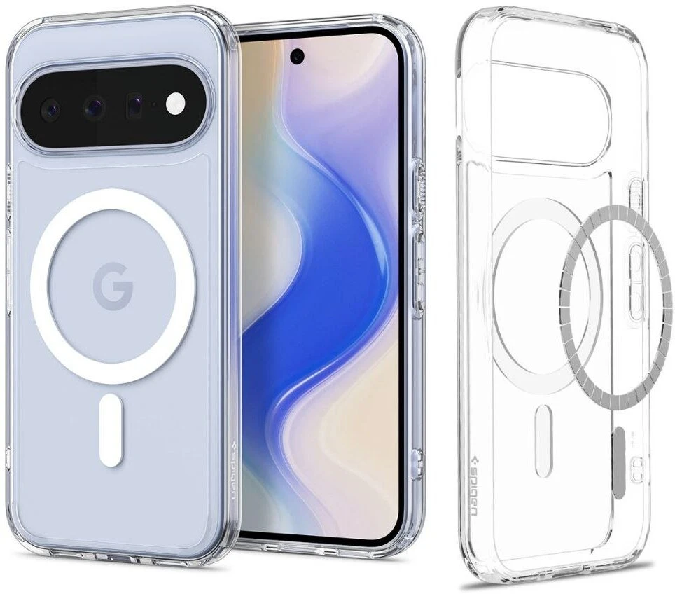 Dėklas SPIGEN ULTRA HYBRID MAG MAGSAFE GOOGLE PIXEL 11 SKAIDRUS/Baltas