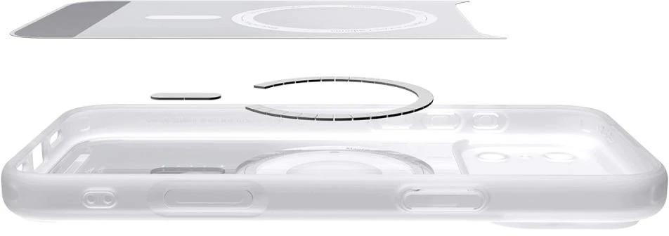 Dėklas Spigen Ultra Hybrid MagSafe iPhone 17 Pro Max / 18 Pro Max KLASIKINIS SIDABRINIS
