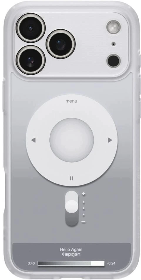 Dėklas Spigen Ultra Hybrid MagSafe iPhone 17 Pro Max / 18 Pro Max KLASIKINIS SIDABRINIS