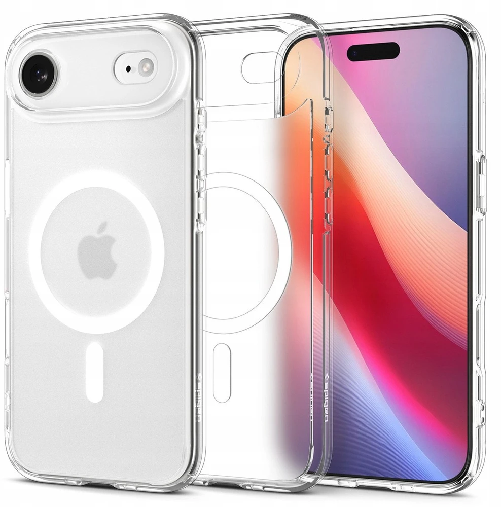 Spigen Ultra Hybrid MagSafe dėklas skirtas Apple iPhone 17 Air – baltos spalvos