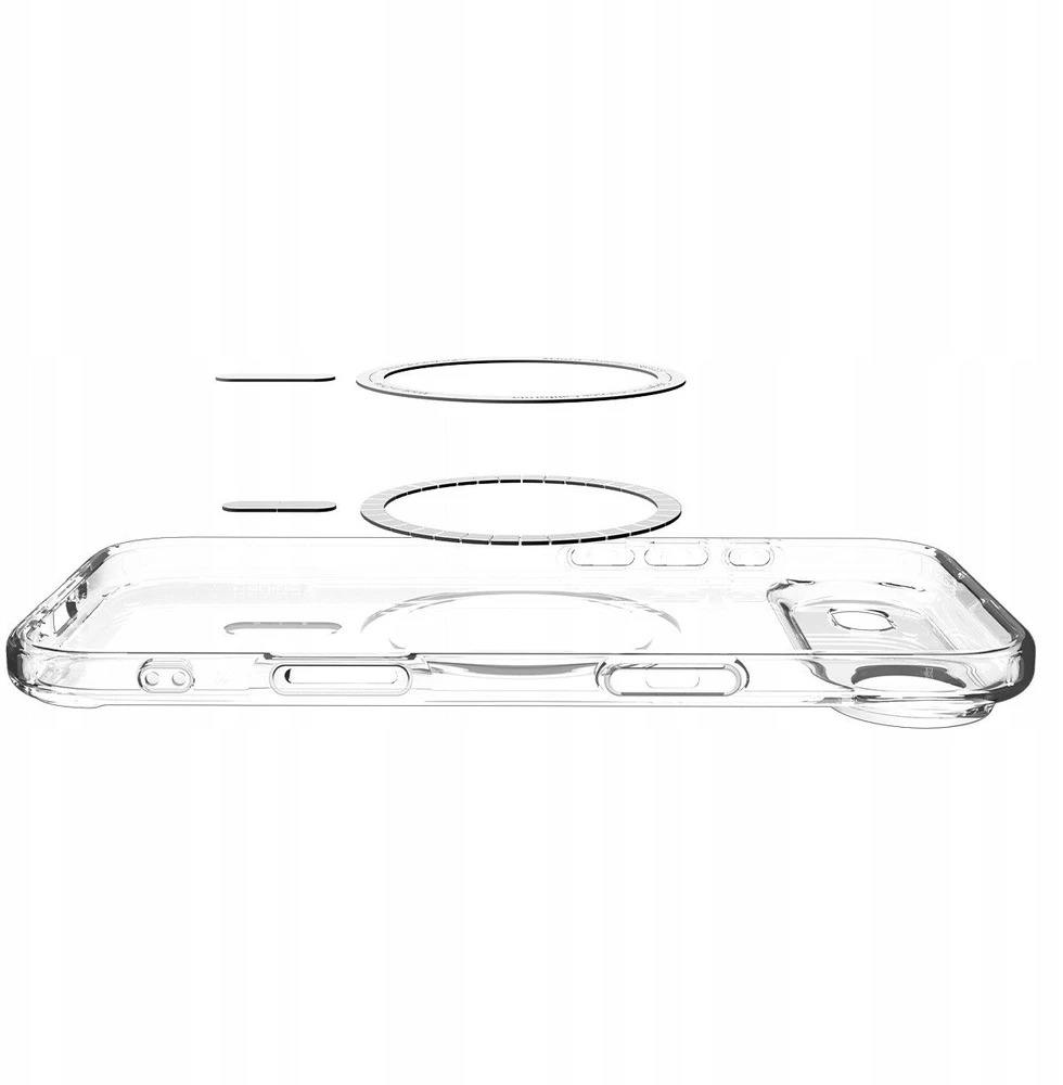 Spigen Ultra Hybrid MagSafe dėklas skirtas Apple iPhone 17 Air – baltos spalvos