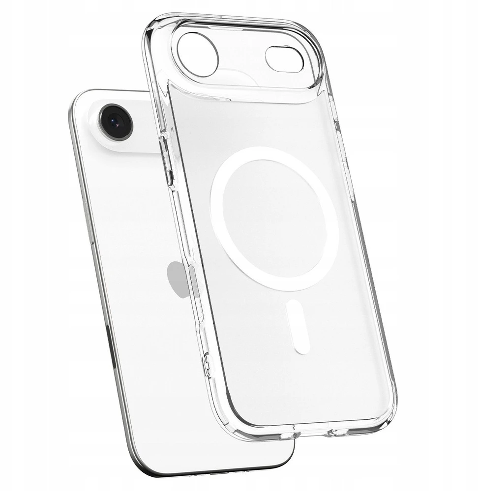 Spigen Ultra Hybrid MagSafe dėklas skirtas Apple iPhone 17 Air – baltos spalvos