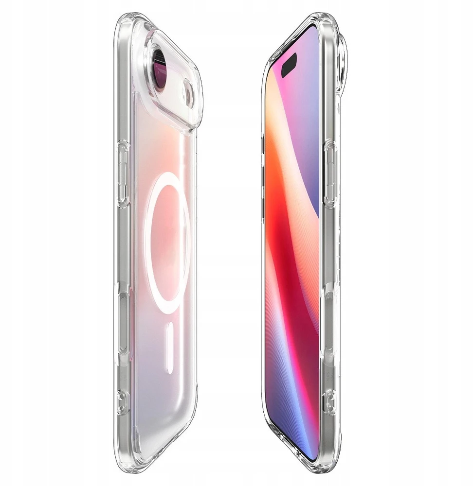 Spigen Ultra Hybrid MagSafe dėklas skirtas Apple iPhone 17 Air – baltos spalvos