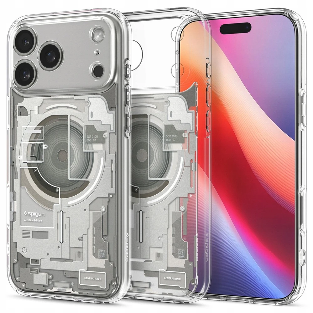 Spigen Ultra Hybrid MagSafe dėklas skirtas Apple iPhone 17 Pro Zero One – titanium