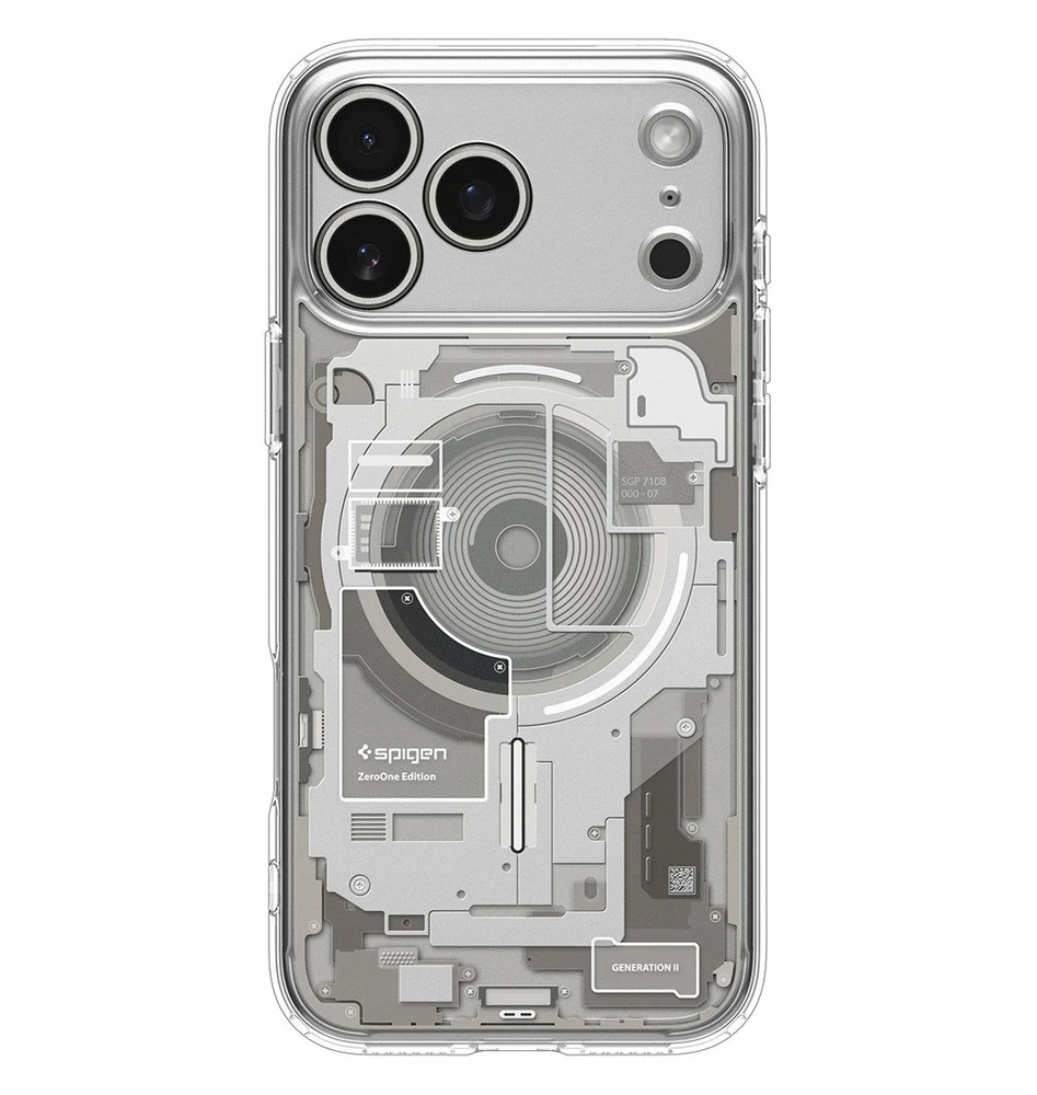 Spigen Ultra Hybrid MagSafe dėklas skirtas Apple iPhone 17 Pro Zero One – titanium