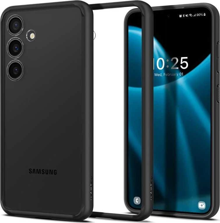 Samsung Galaxy S24 Spigen Ultra Hybrid Matte dėklas telefonui juodos spalvos