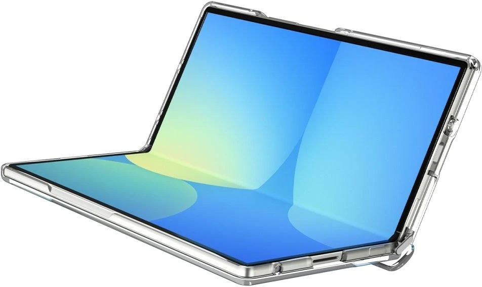 Dėklas „Spigen Ultra Hybrid Pro Mag Magsafe Galaxy Z Fold 7“ skaidrus/baltas