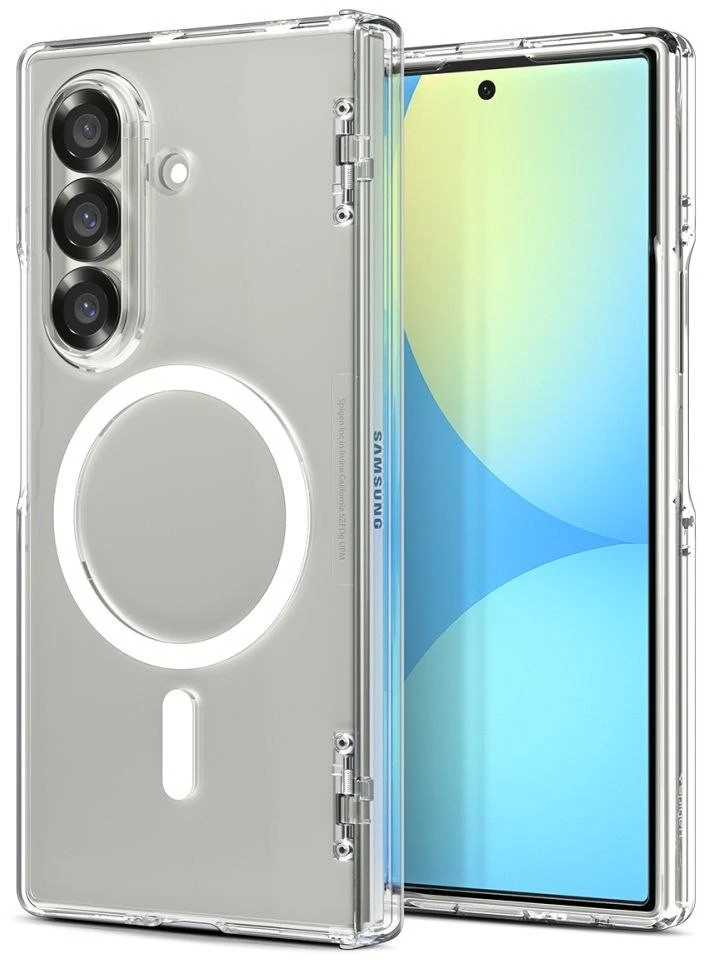 Dėklas „Spigen Ultra Hybrid Pro Mag Magsafe Galaxy Z Fold 7“ skaidrus/baltas
