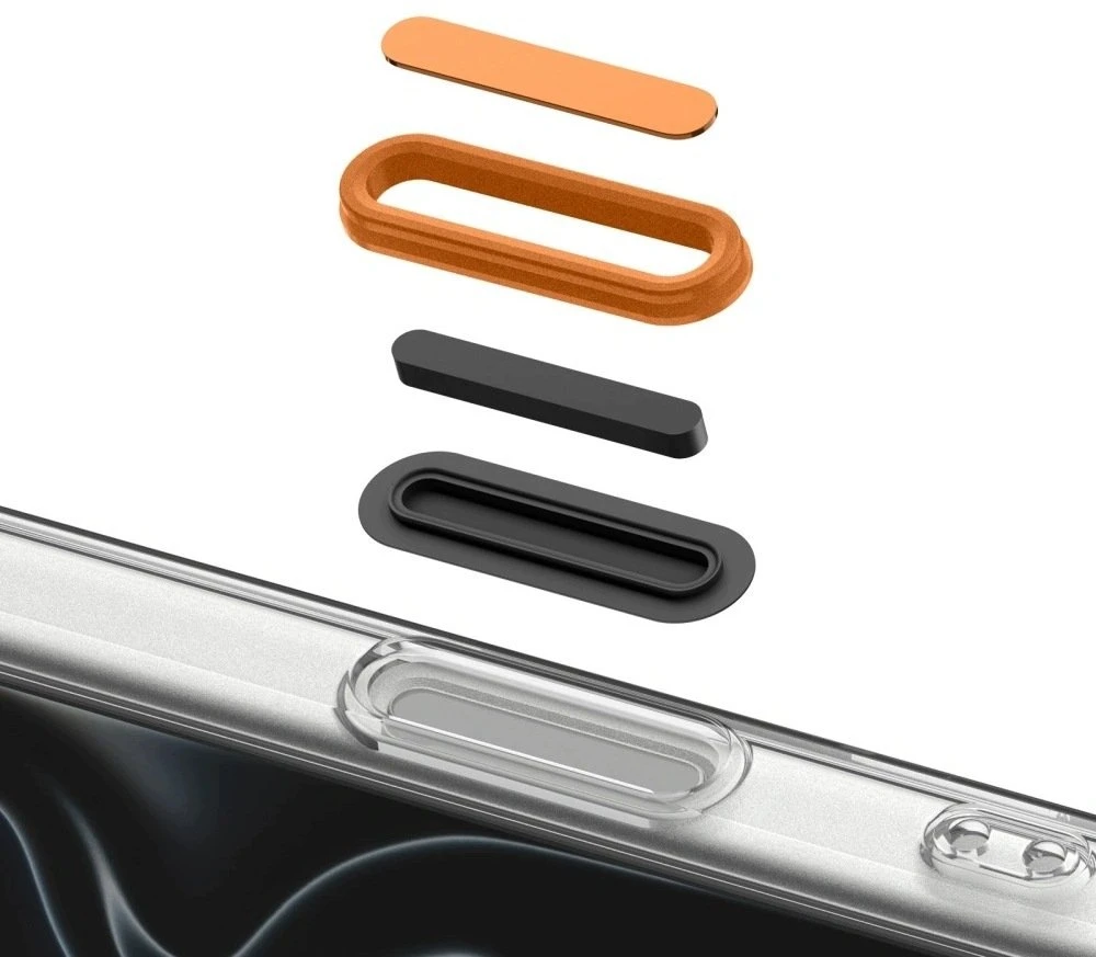 Dėklas Spigen Ultra Hybrid T MagSafe iPhone 17 Pro Max / 18 Pro Max BLIZGUS ORANŽINIS