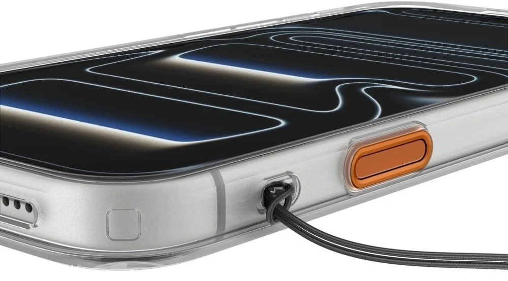 Dėklas Spigen Ultra Hybrid T MagSafe iPhone 17 Pro Max / 18 Pro Max BLIZGUS ORANŽINIS