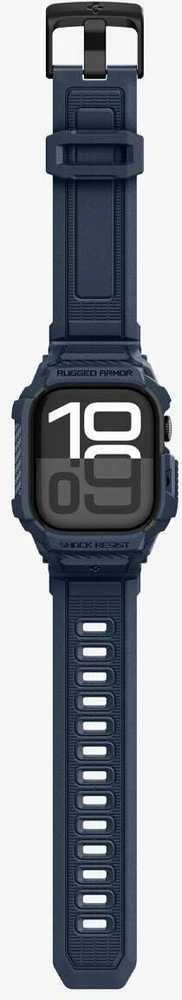 „Spigen Rugged Armor Pro 2“, tamsiai mėlynas, mėlynas - Apple Watch 11 42mm
