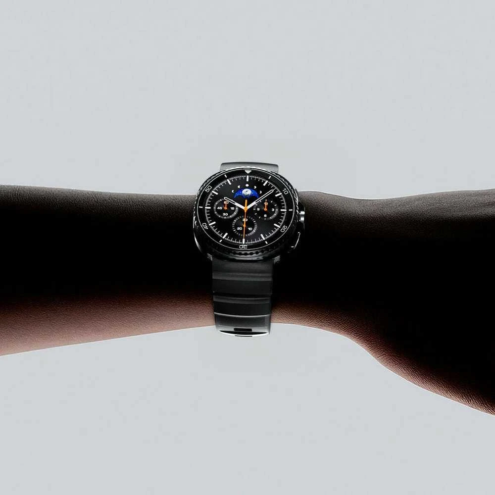 Spigen Silicone Band, juodas - Samsung Galaxy Watch 8 46mm/44mm/40mm