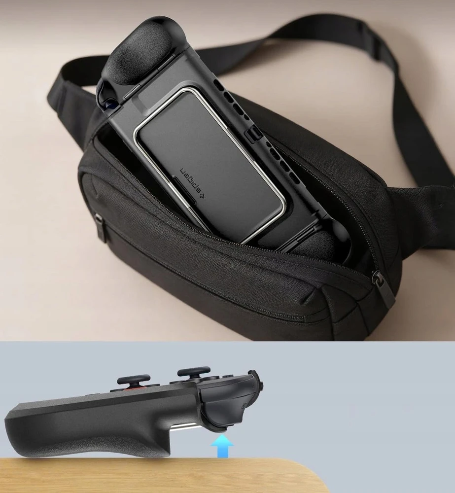 Spigen Dual Grip Pro, juodas – Nintendo Switch 2