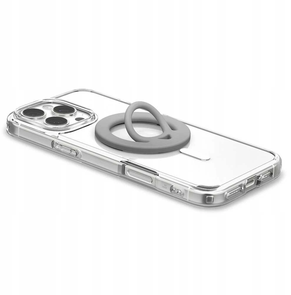 Spigen Dual Pop MagSafe telefono laikiklis, pilkas