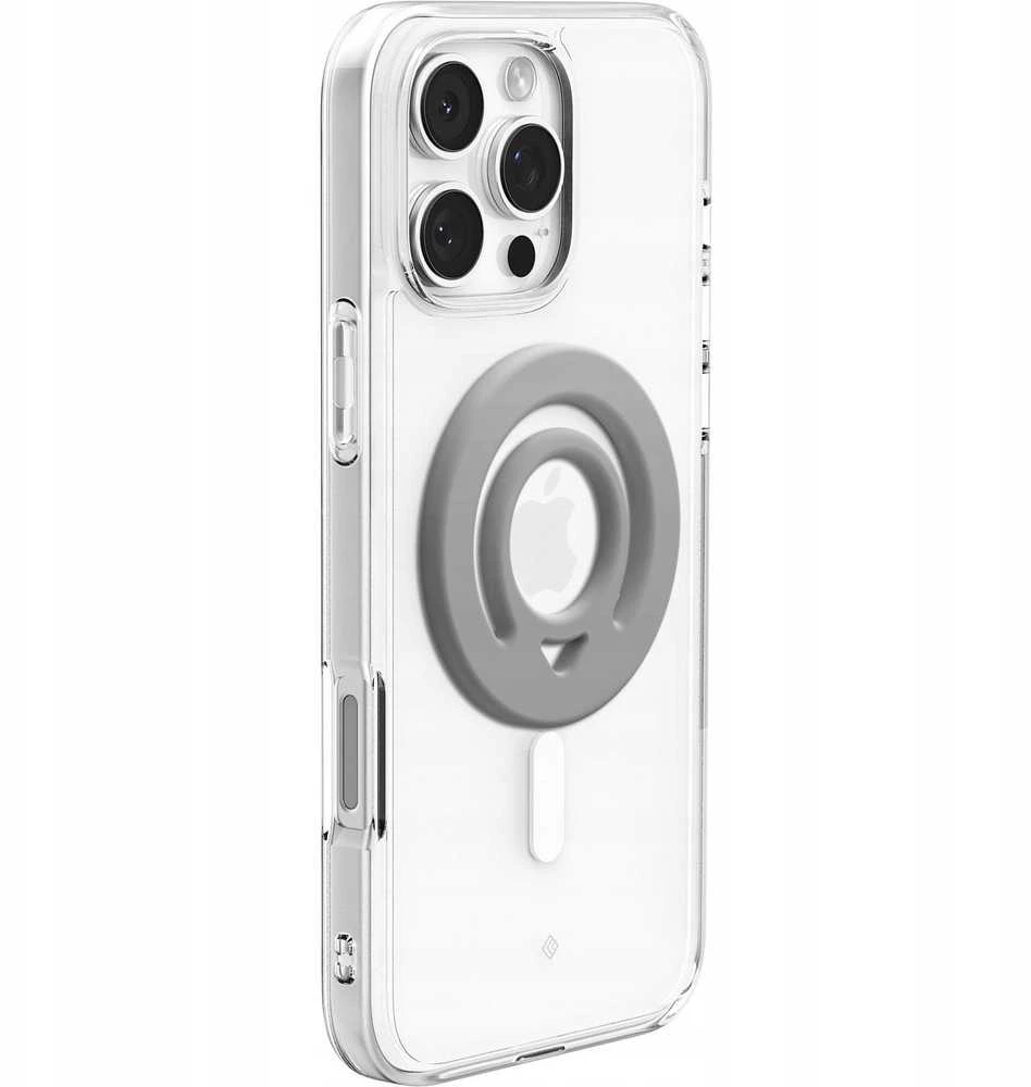 Spigen Dual Pop MagSafe telefono laikiklis, pilkas