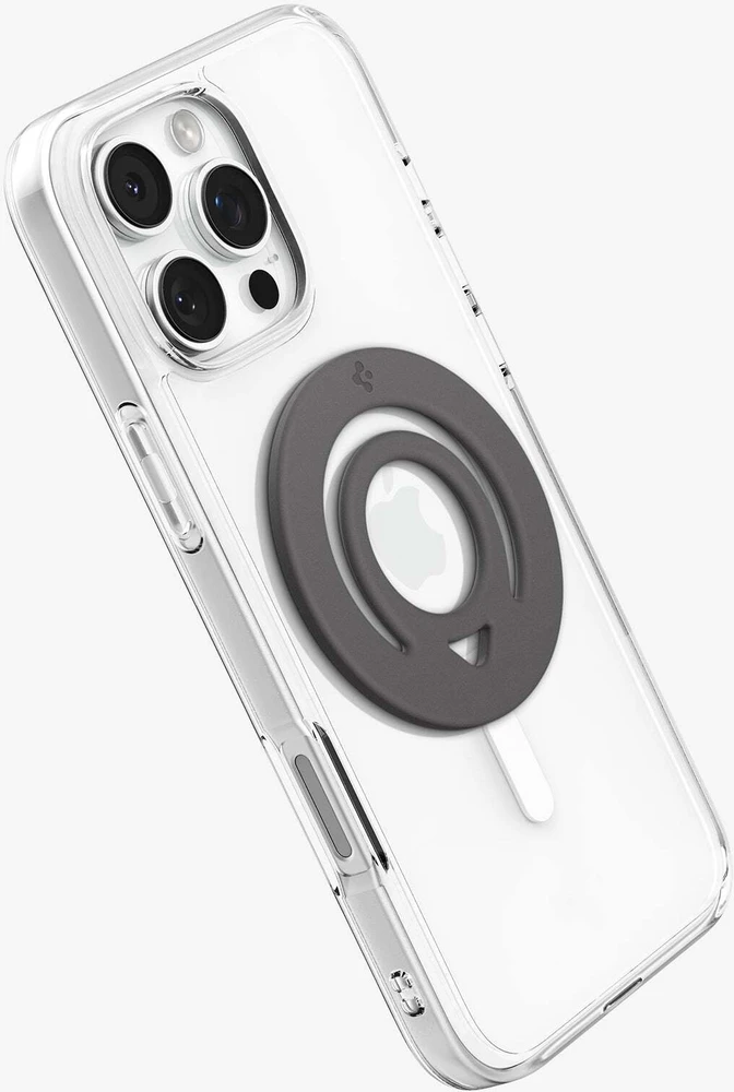 Spigen Dual Pop MagSafe Phone Holder (Slim), marble pilka