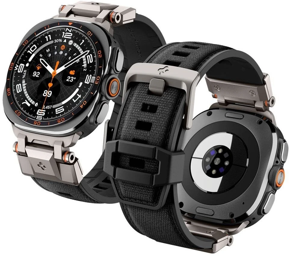 SPIGEN DURAPRO ARMOR DIRŽELIS SAMSUNG GALAXY WATCH ULTRA 1 / 2 2024-2026 (47 MM) Juodas