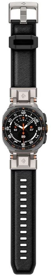 SPIGEN DURAPRO ARMOR DIRŽELIS SAMSUNG GALAXY WATCH ULTRA 1 / 2 2024-2026 (47 MM) Juodas