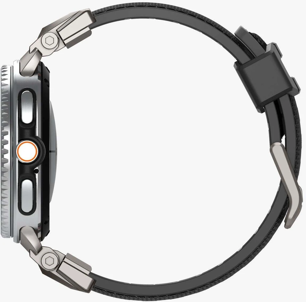 „Spigen DuraPro Armor“, juodas - „Samsung Galaxy Watch 8“ 46 mm/44 mm/40 mm