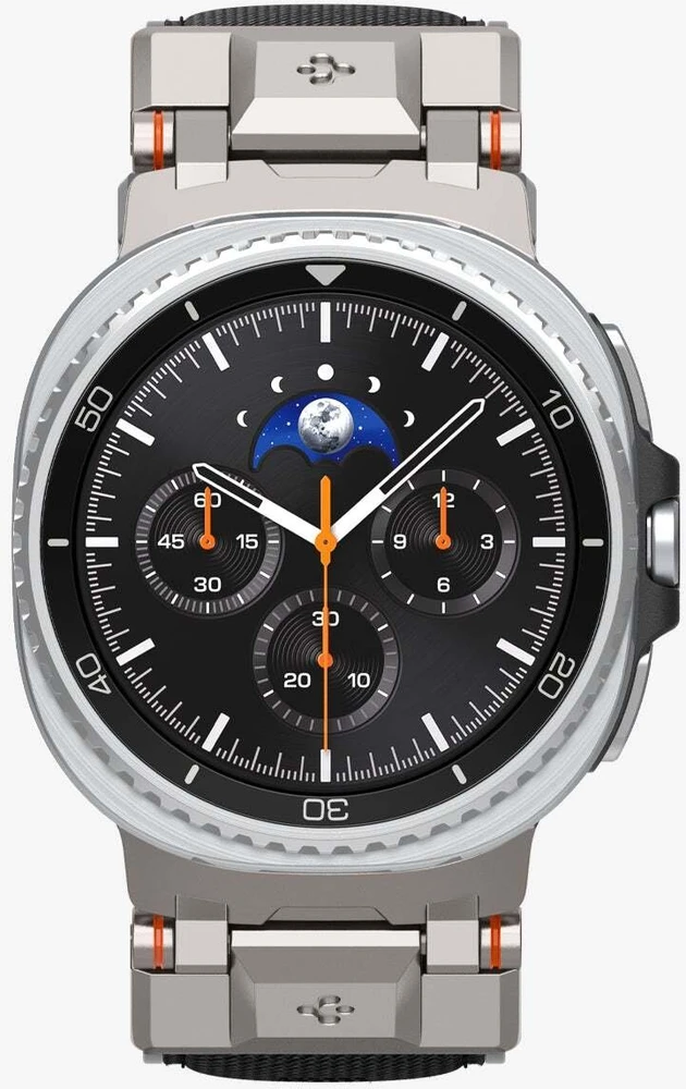 „Spigen DuraPro Armor“, juodas - „Samsung Galaxy Watch 8“ 46 mm/44 mm/40 mm