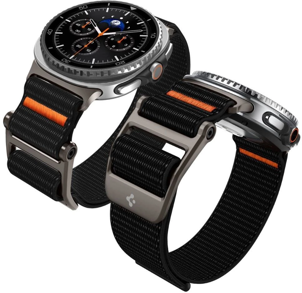 Spigen DuraPro Flex apyrankė skirti Samsung Galaxy Watch 40/44/46 mm – juodos spalvos