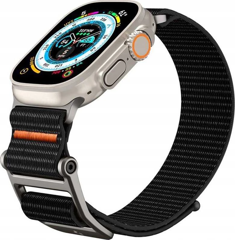 „Spigen DuraPro Flex“, juodas - Apple Watch 49mm/46mm/45mm/44mm/42mm