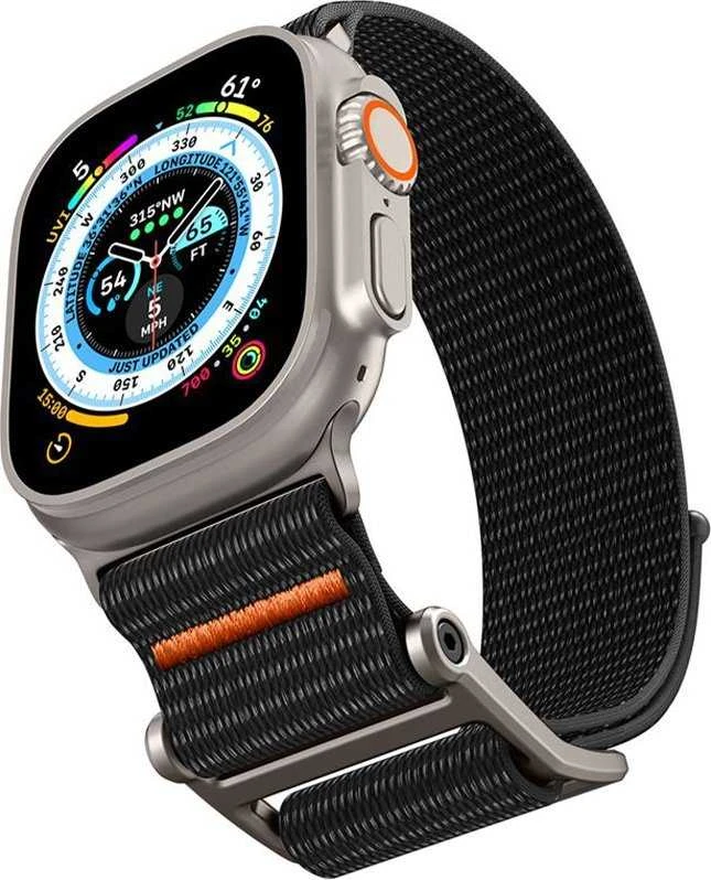„Spigen DuraPro Flex“, juodas - Apple Watch 49mm/46mm/45mm/44mm/42mm