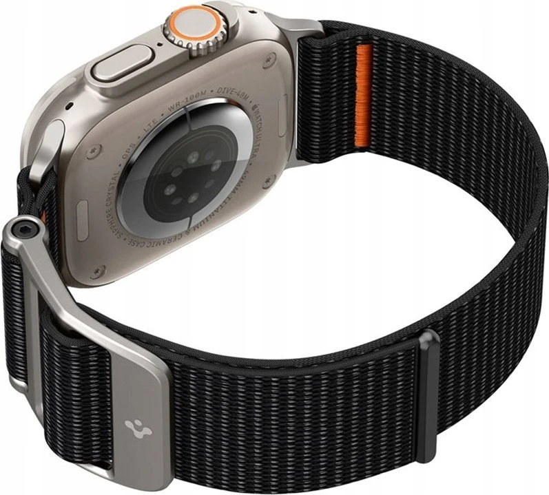 Spigen DuraPro Flex, juodos spalvos - Apple Watch 49mm/46mm/45mm/44mm/42mm