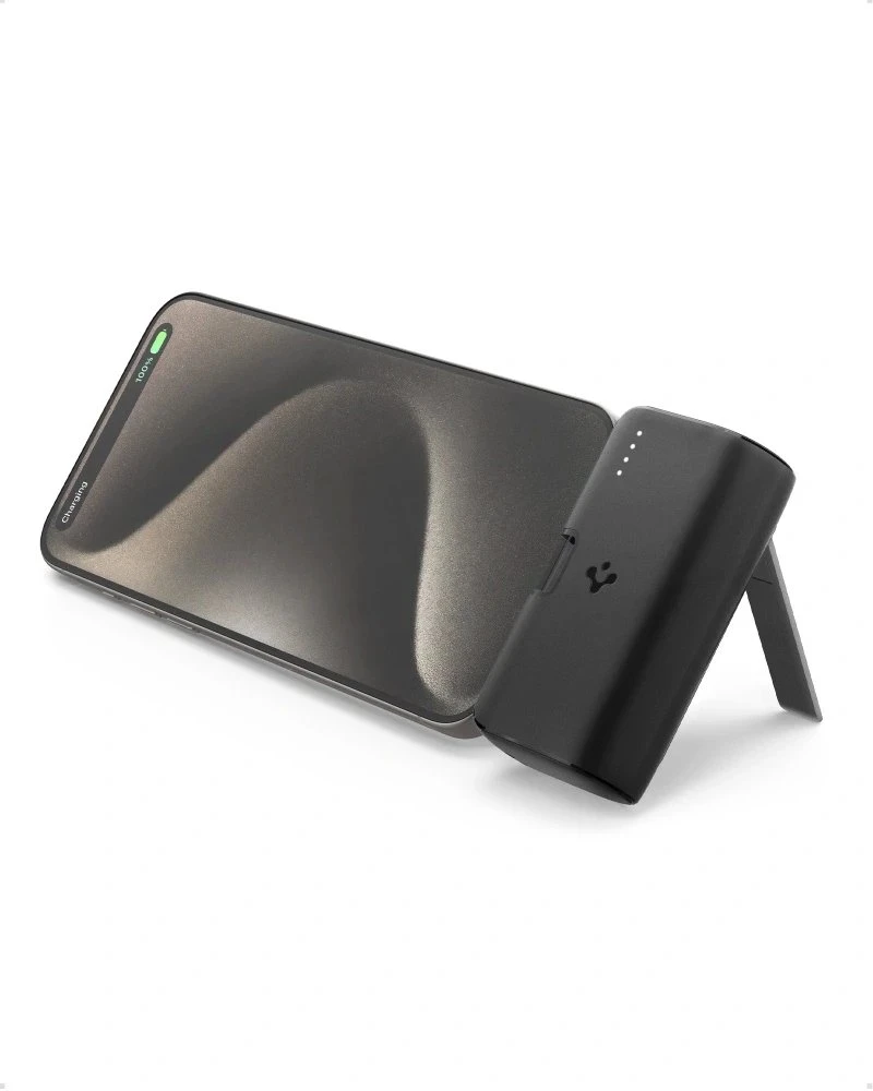 Spigen EA2205 Powerbank 5000mAh 22.5W – juodos spalvos