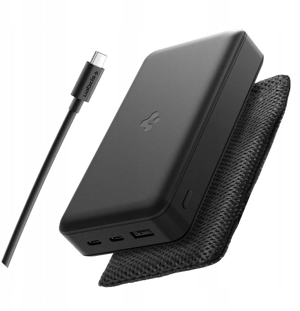 Spigen Essential 30,000mAh 30W Portable Charger, juodas EA3030