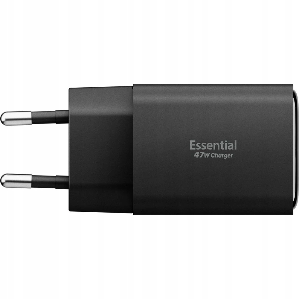 Įkroviklis Spigen Essential 47W Wall Charger EE473EU, juodas