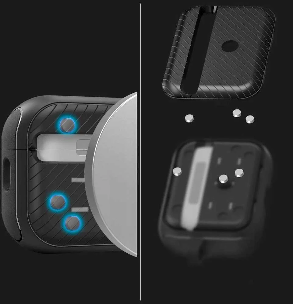 Spigen Mag Armor MagSafe, juodas - AirPods Pro 2