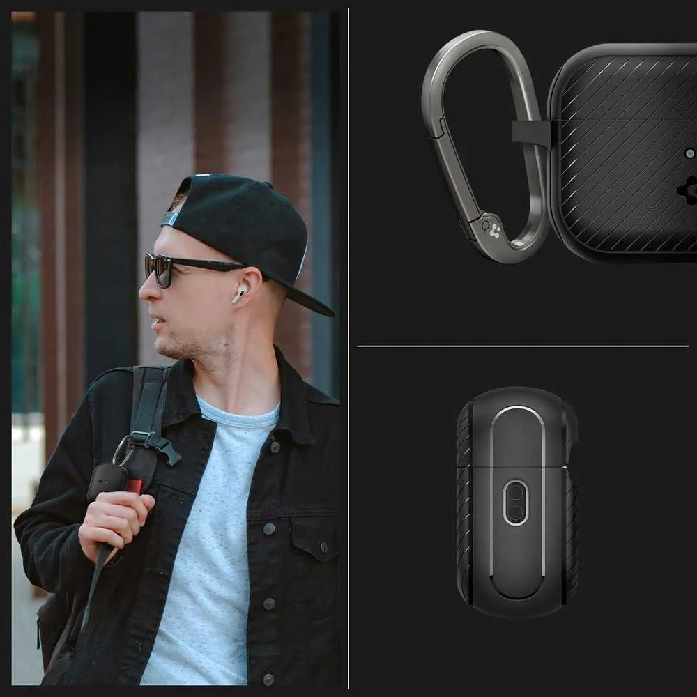 Spigen Mag Armor MagSafe, juodas - AirPods Pro 2