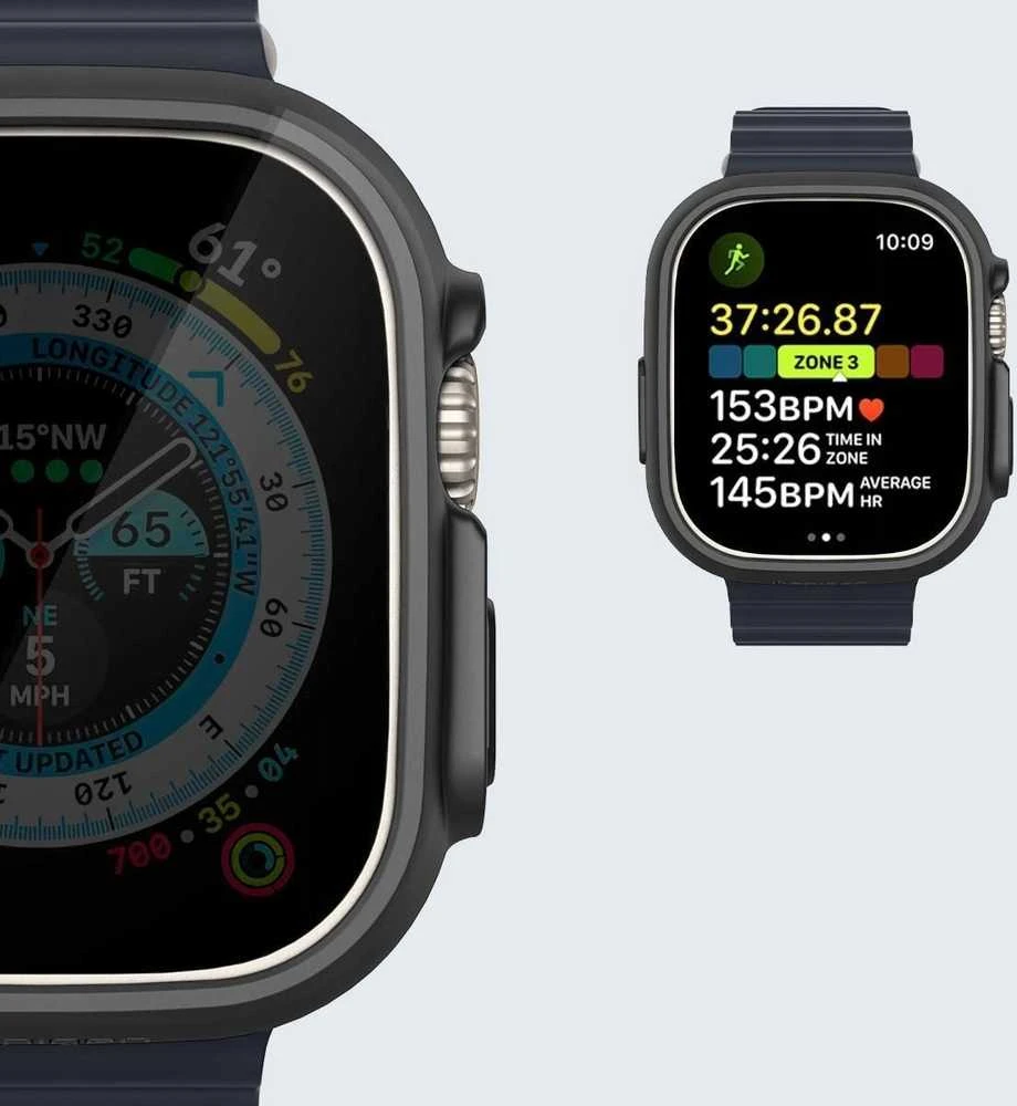 Spigen Thin Fit Apple Watch Ultra 49mm juoda/juodas ACS05458 | Spigen