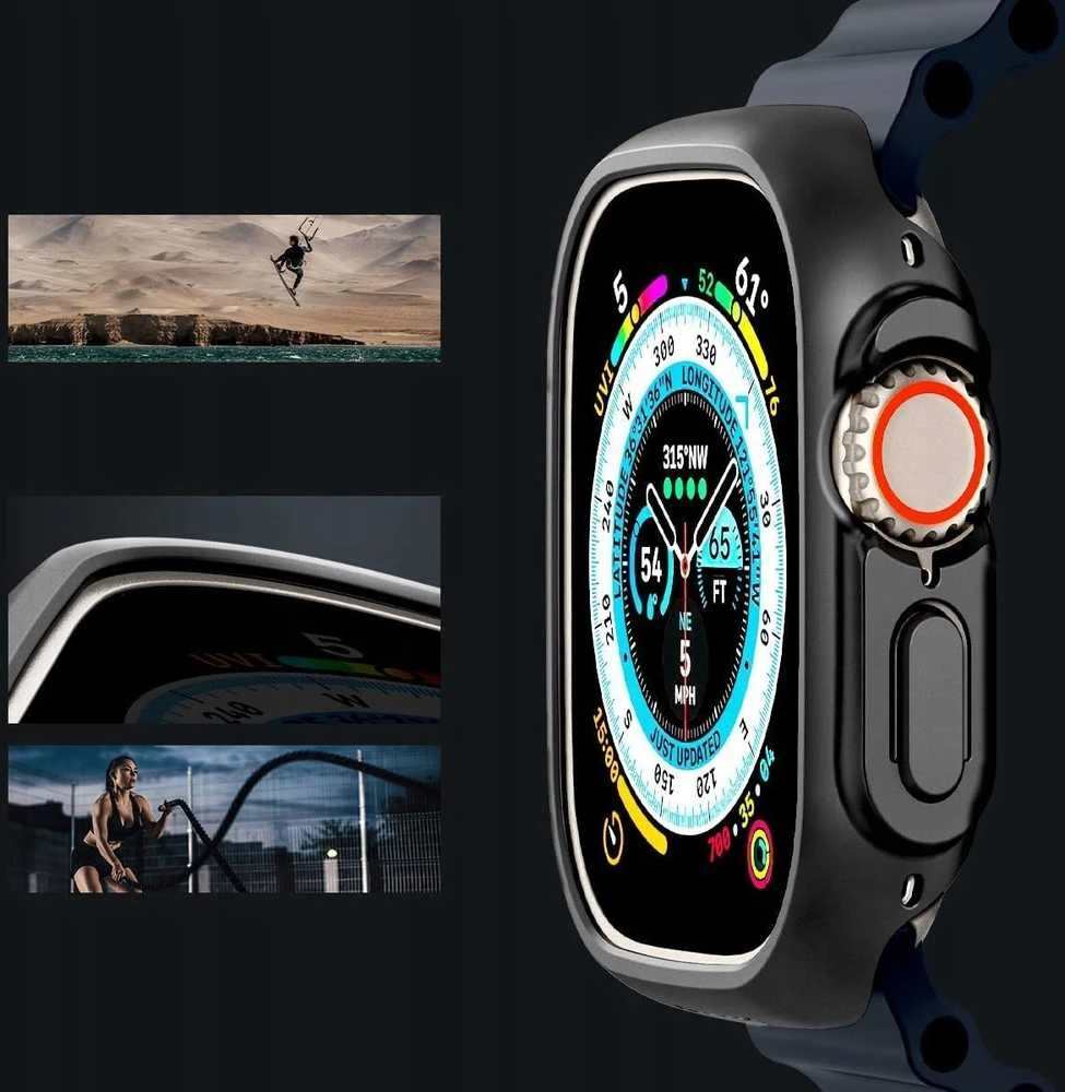 Spigen Thin Fit Apple Watch Ultra 49mm juoda/juodas ACS05458 | Spigen