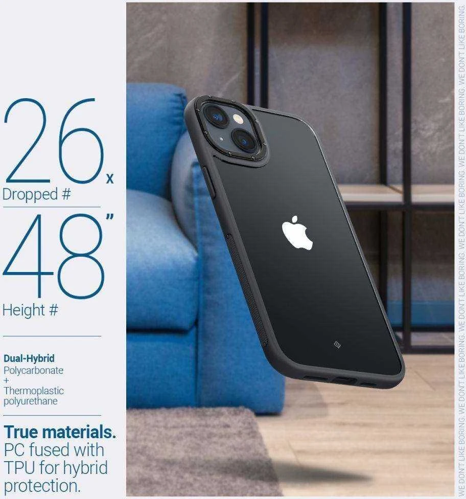 Spigen CASEOLOGY SKYFALL Apple iPhone 14 Plus dėklas telefonui juodos spalvos