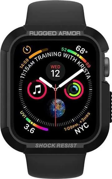 Išmaniojo laikrodžio Apple 4 ekrano rėmelis, Juodos spalvos, 44mm