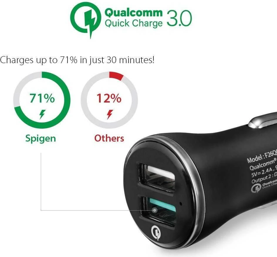 Spigen Car Charger F27QC Quick Charge 3.0