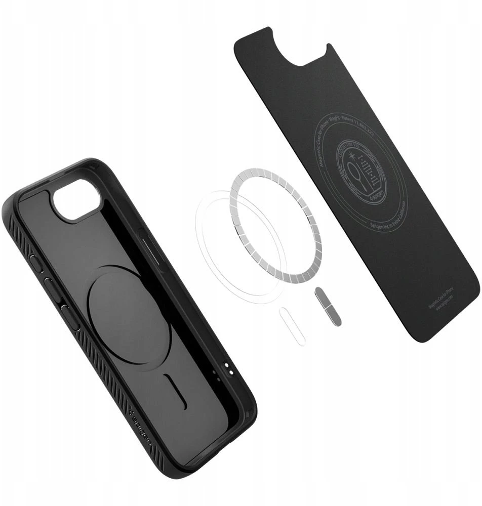 Spigen Liquid Air Mag MagSafe dėklas skirtas Samsung Galaxy S26+ – Matte juodos spalvos