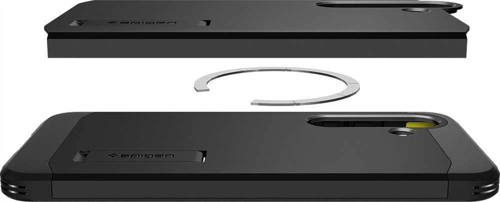 Spigen Tough Armor MagSafe – dėklas skirtas Samsung Galaxy S25+ Juodas