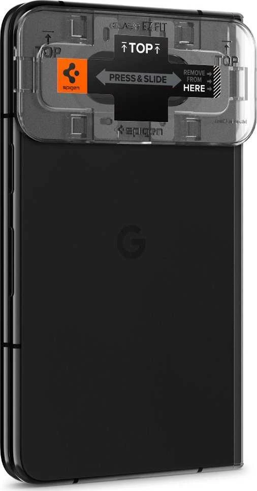 Spigen Glass EZ Fit Optik Pro 2 Pack, juodas - Google Pixel Fold