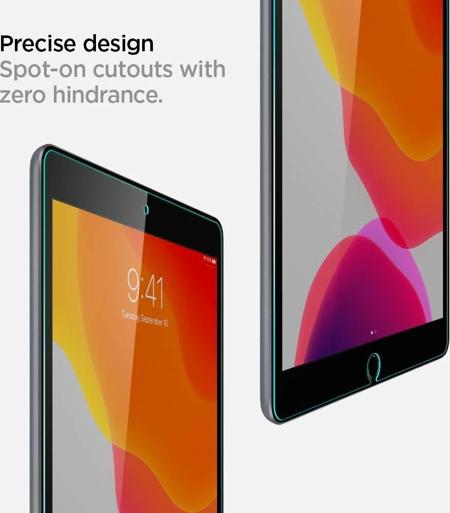 Spigen grūdintas stiklas Glas.TR Slim, skirtas iPad 10,2 2019 / 2020 / 2021