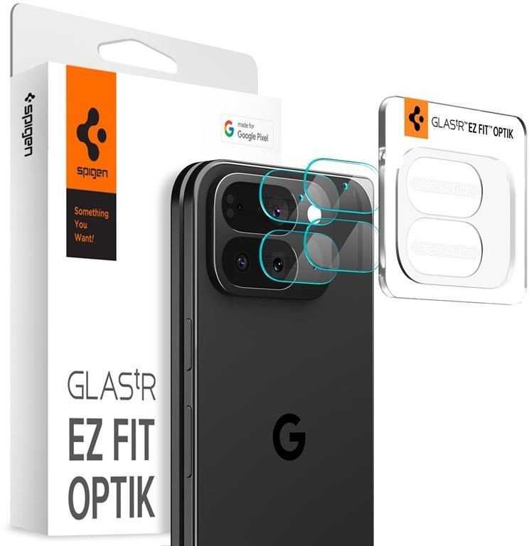„Spigen Glass tR EZ Fit Optik“ 2 vnt., krištolo skaidrumo – „Google Pixel 10 Pro Fold“