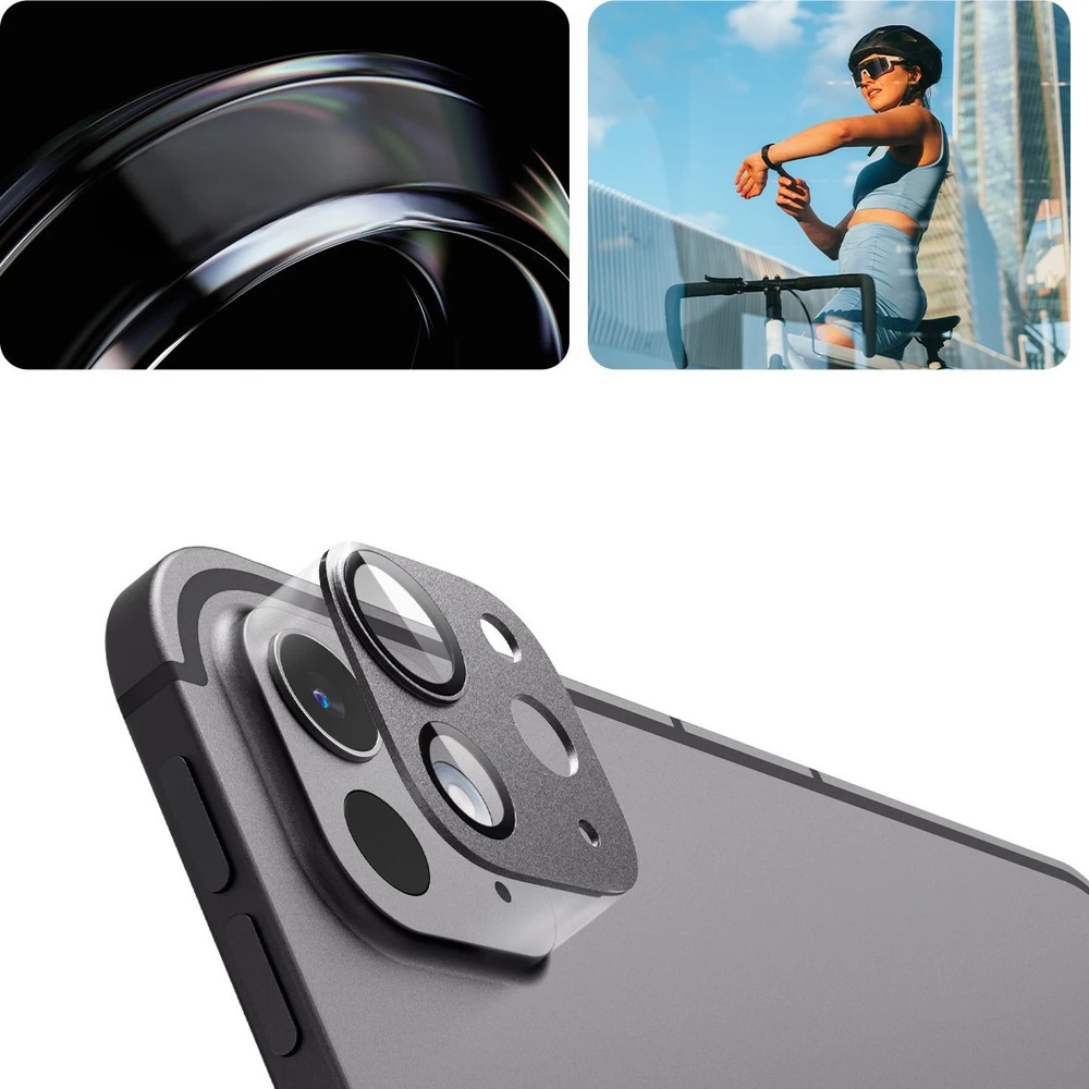 Spigen Glass tR EZ Fit Optik Metal 1 Pack, space juodas - iPad Pro 13" 2024 / iPad Pro 11" 2024