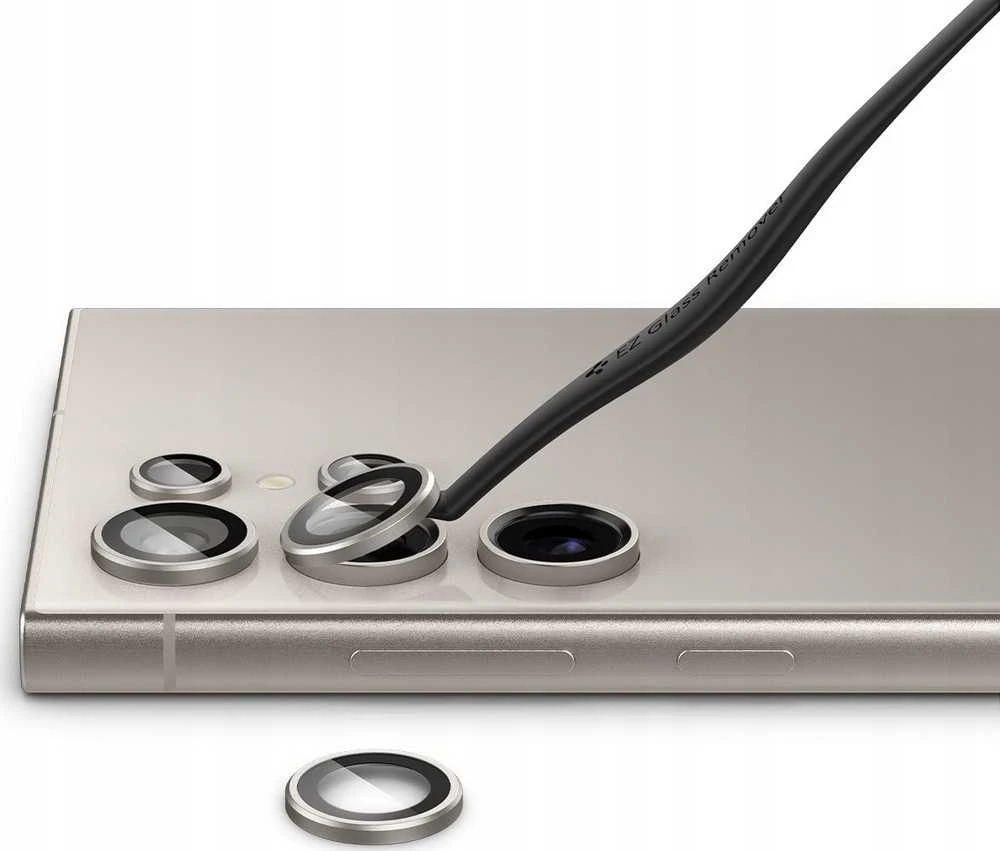 Spigen Glass tR EZ Fit Optik Pro 2 Pack, pilka - Samsung Galaxy S24 Ultra